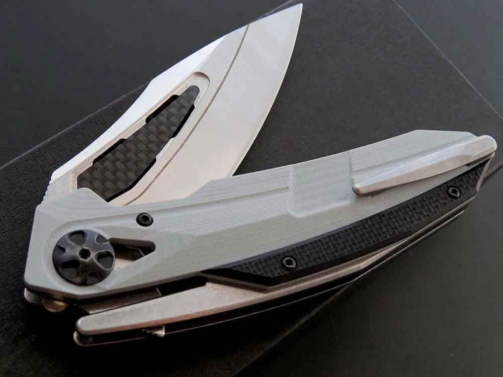 Eafengrow ZT 0999 складной Ножи ZT0999 D2 сталь + углеродного волокна ЧПУ лезвие карманный нож Отдых Охота Открытый EDC инструмент ножей