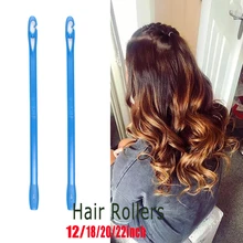 Rolos modeladores de cabelo macio, 20 peças/40 peças de rolos de cachos e de cabelo macio, ferramenta para estilizar o cabelo, plástico ondulação de cabelo