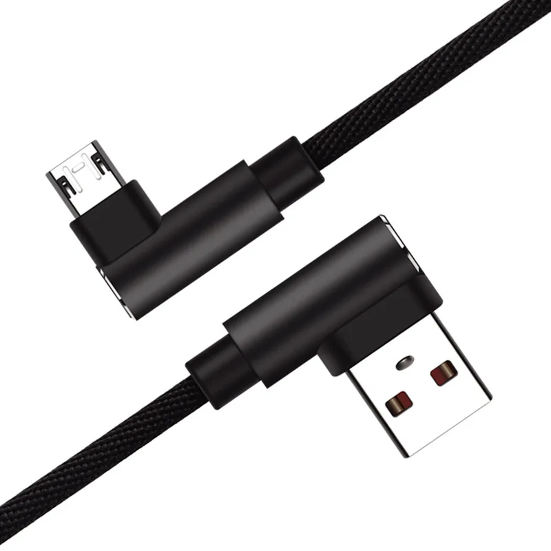Реверсивный микро USB кабель, плетеный микро USB кабель быстрой зарядки для samsung Galaxy S7, Kindle, Nexus, Motorola, Android телефонов