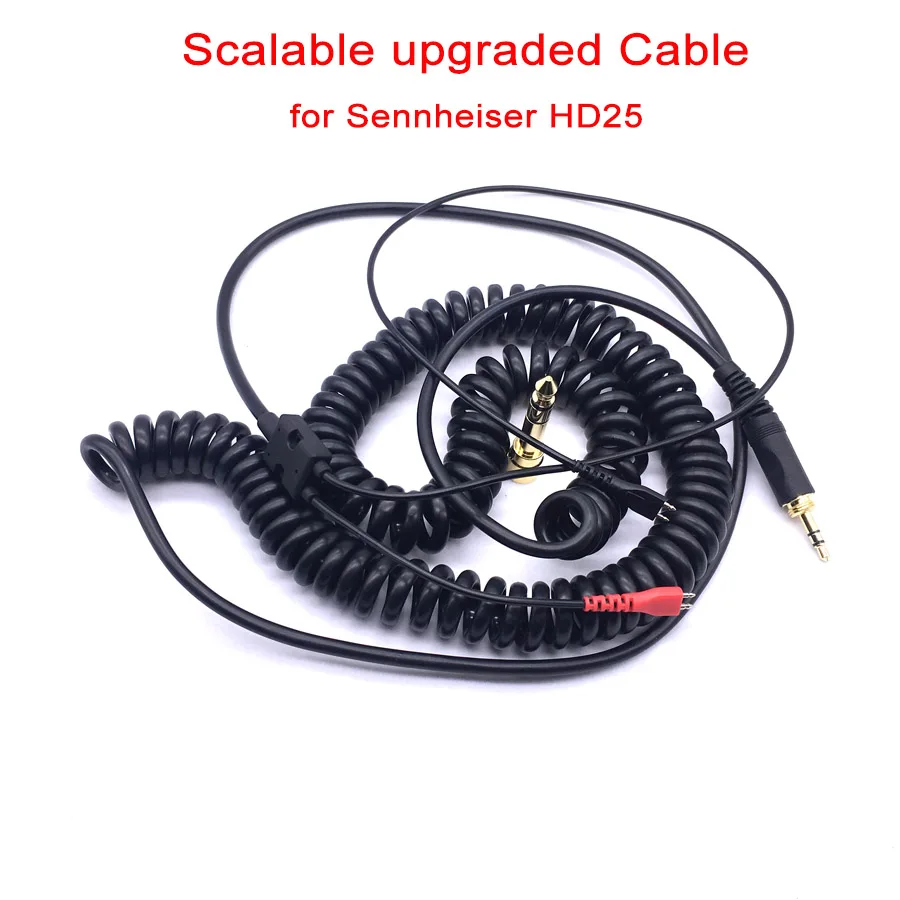  Scalabile Audio Cavo per Sennheiser HD25 HD 25 HD25-HD25-II HD25-C HD25-13 Sostituzione Auricolare 