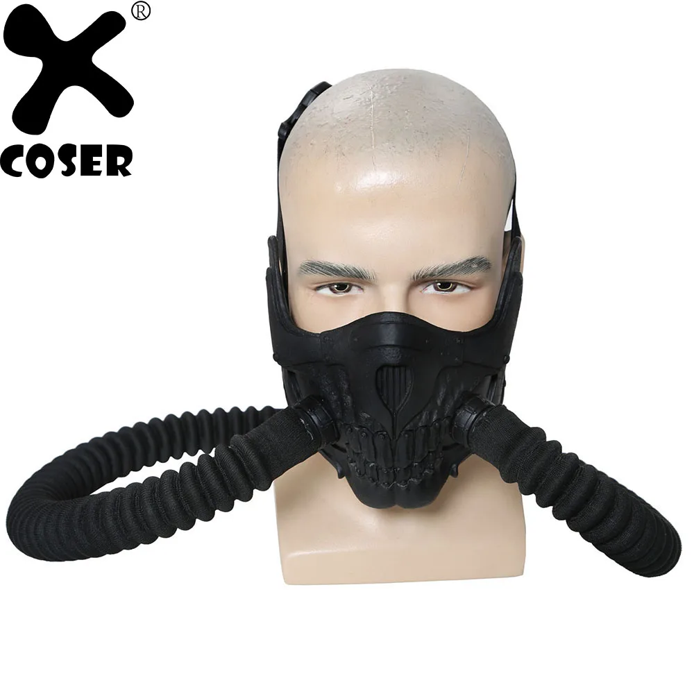 

XCOSER Australia Classic Movie Mad Max Immortal old Joe Mask Black Tube Cosplay Props Party Costumes Accessories Cheap Promotion