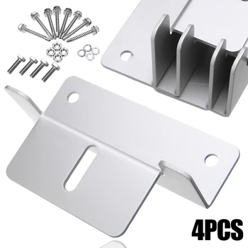 

4Set Solar Panel Z Brackets Set Stainless Steel Fixing Kit Fit Caravan Roof