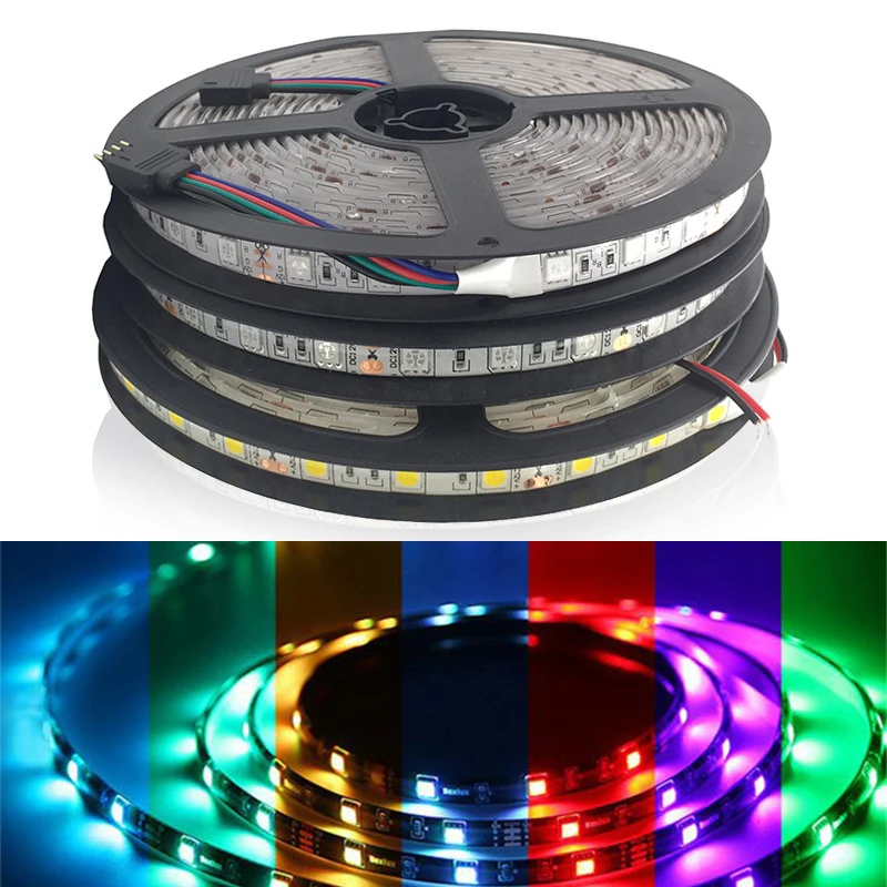 

SMD5050/2835 5M/300LED DC12V Neon Light Dance Party Decor Light Neon LED lamp Flexible EL Wire Rope Tube Waterproof LED Strip