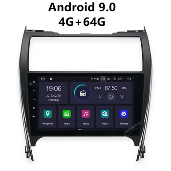 

JSTMAX 10.2'' Android 9.0 4G+64G ISP Screen Car Radio Stereo Player For Toyota Camry 2012 2013 2014 USA & Mid-east Version GPS