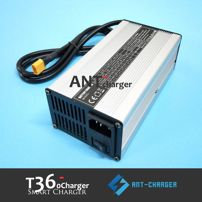 13S литий-ионный аккумулятор зарядное устройство 48v 5a 54 6 V 5A 360W Смарт выход 54.6V 5A/48V5A