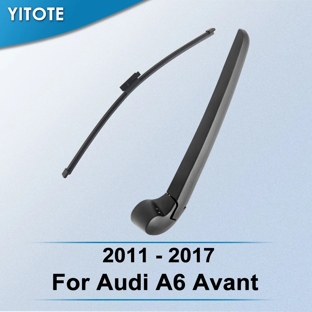 YITOTE Rear Wiper & Arm for Audi A6 Avant 2011 2012 2013 2014 2015 2016