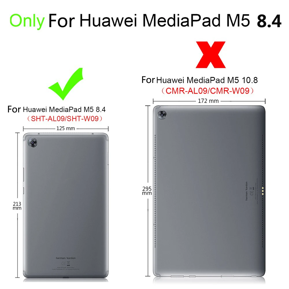 Кожаный чехол премиум-класса для huawei Mediapad M5 8, 8,4 дюймов, SHT-W09, SHT-AL09, флип-чехол с подставкой, умный чехол для huawei Mediapad M5 8,4