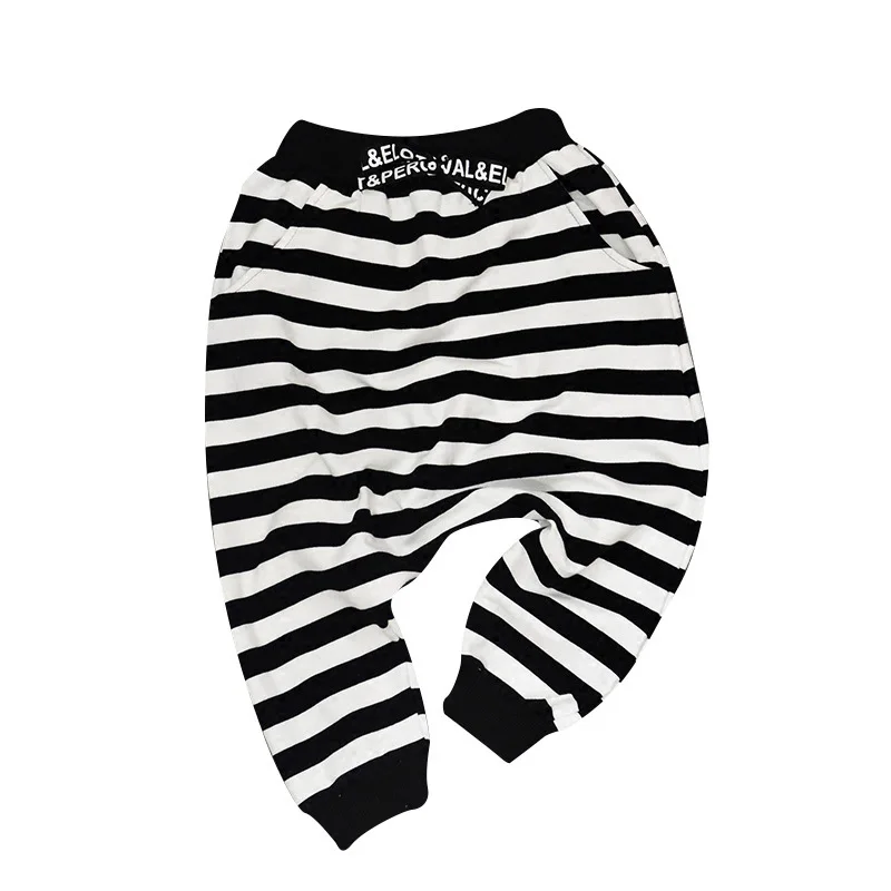 children pants kids child Clothes autumn winter trousers for baby boys harem pants stripe