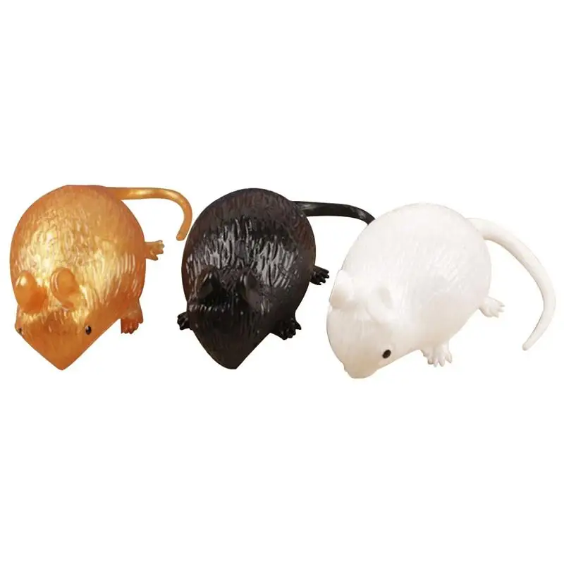 Buy 3Pcs Artificial Fake Mouse Practical Jokes Props