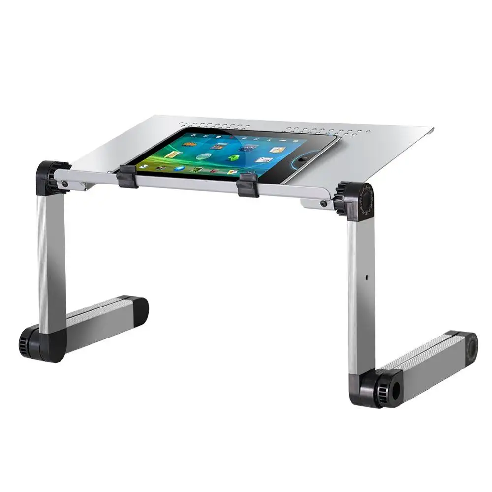  Adjustable Laptop Desk Portable Bed Desk Laptop Table for Bed Foldable Laptop Table Height Stand Wi
