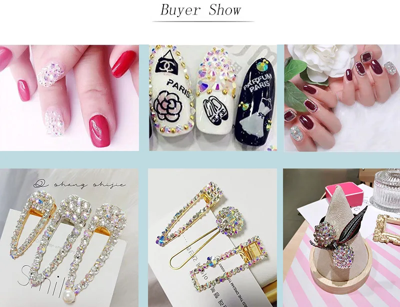 clear AB美甲钻买家秀