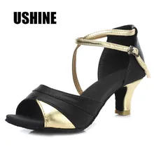 Туфли для латинских танцев на каблуке 7 см/5 см; туфли для латинских танцев; Zapatos De Baile Latino Mujer; 221;