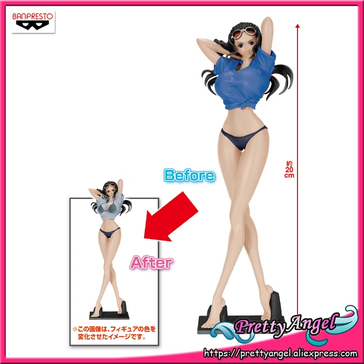 PrettyAngel-Оригинальная фигурка Banpresto CII сменяющая цвет Нико Робин коллекционная |