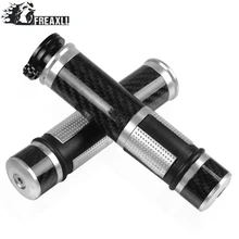 7/" 22 мм углеродное волокно бар концы мотоцикла рукоятки «Грипсы» Бар Универсальный мотоцикл для SUZUKI HAYABUSA/GSXR1300 GSX1400 GSF