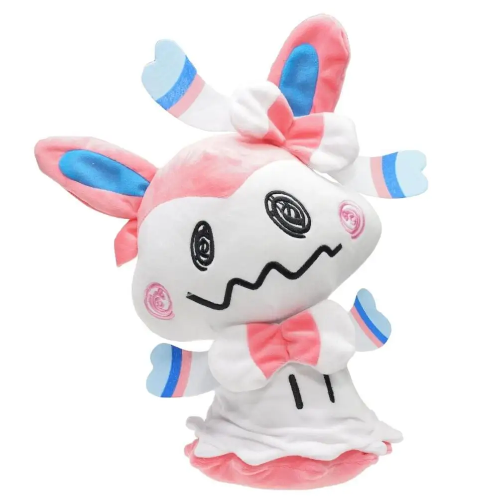 30 см карманные животные Mimikyu Q Cos Sylveon Umbreon Flareon Jolteo Eevee Мягкие плюшевые куклы игрушки Мультяшные куклы Детский подарок SA1783 - Цвет: a