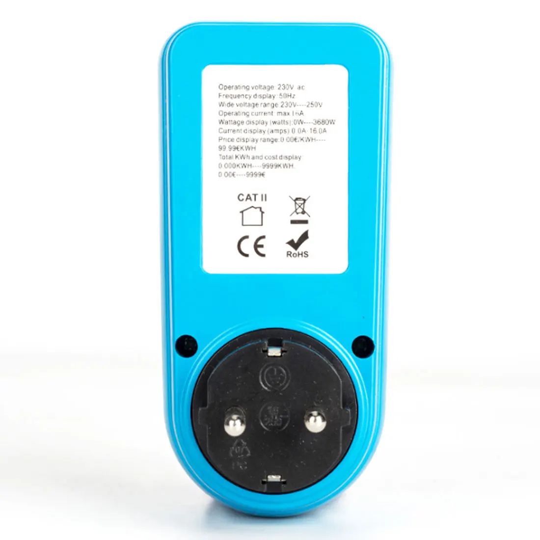 

Plug Socket Digital Voltage Wattmeter Power Consumption Watt Energy Meter KWh AC230VAC120V Electricity Analyzer MonitorEU US UK