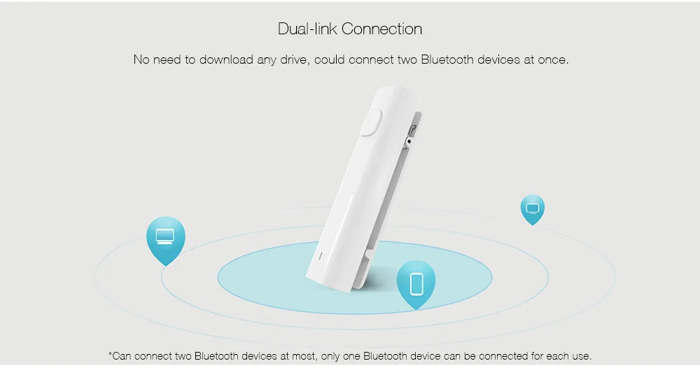 Xiaomi Bluetooth 4,2 аудио приемник беспроводной адаптер 3,5 мм разъем AUX аудио музыка автомобильный комплект Динамик Наушники Hands Free