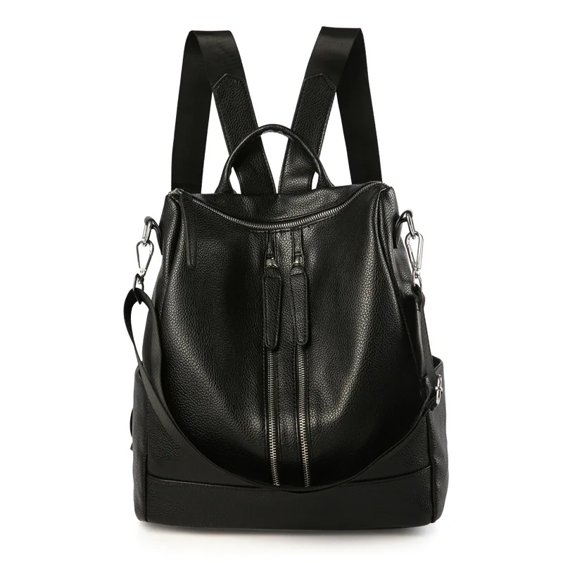2017 Favocent PU backpack women Shoulders Bag Business Women Korean Laptop Casual Notebook Backpack Girls student