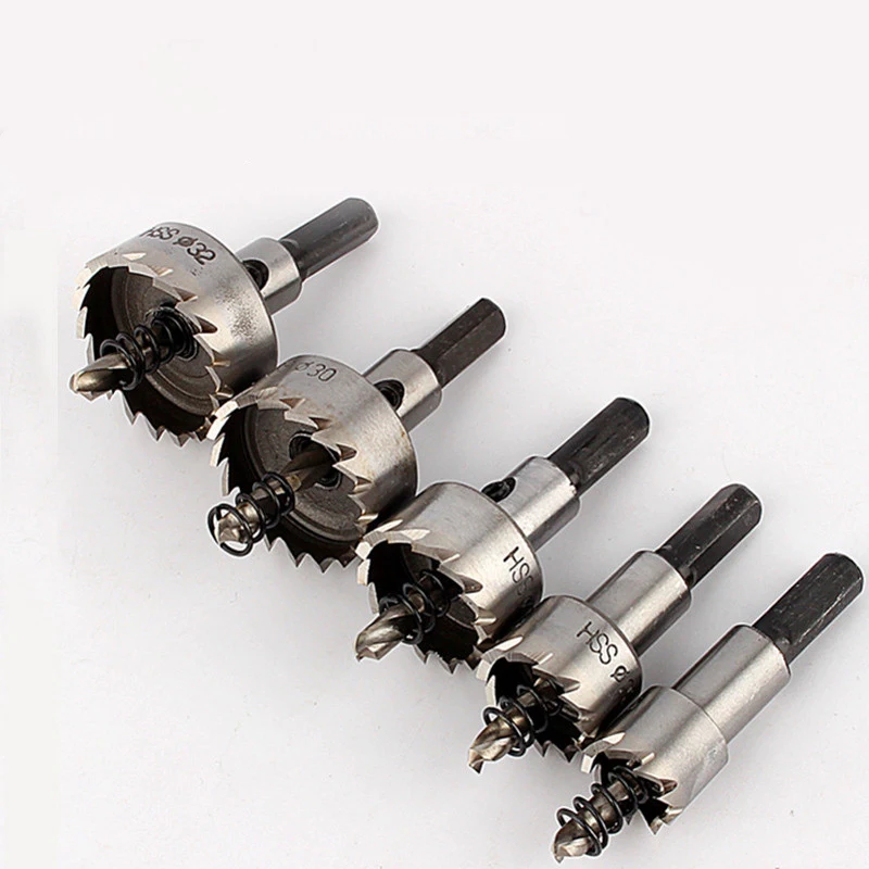 

5pcs/set HSS Drill Bit Holesaw Set Drill Bits Hole Saw Cutter Power Tools 16/20/25/30/32mm