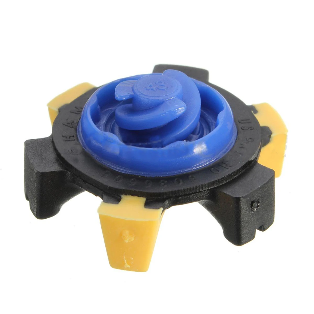 14Pcs Golf Shoe Spike Replacement Cleat Champ Fast Twist Screw Studs Stinger Blue,Black,Yellow