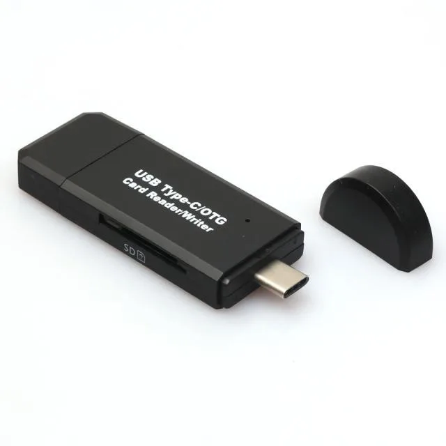 Новый высококачественный кардридер USB-C type C USB 2,0 Micro USB OTG TF SD карт-ридер для телефона Macbook 1 шт