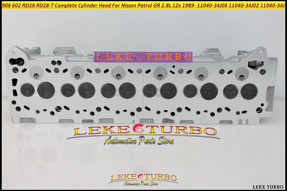 908 602 RD28 RD28-T Complete Cylinder Head For Nissan Patrol GR 2.8L 12v 1989- 11040-34J04 11040-34J02 11040-34J01 11040-34J00  (2)