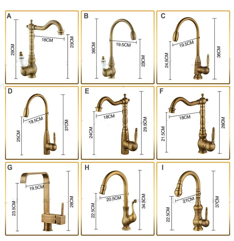 Античный матовый латунный кухонный смеситель для раковины 360 градусов Поворотный латунный фарфоровый кран-смеситель Torneira кухня Cozinha кран