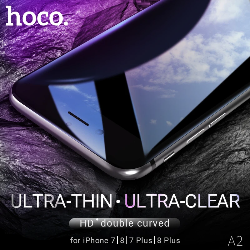 hoco tempered glass for apple iphone 7 8 plus screen protector film 9h hardness scratch protection anti fingerprint clear | Мобильные