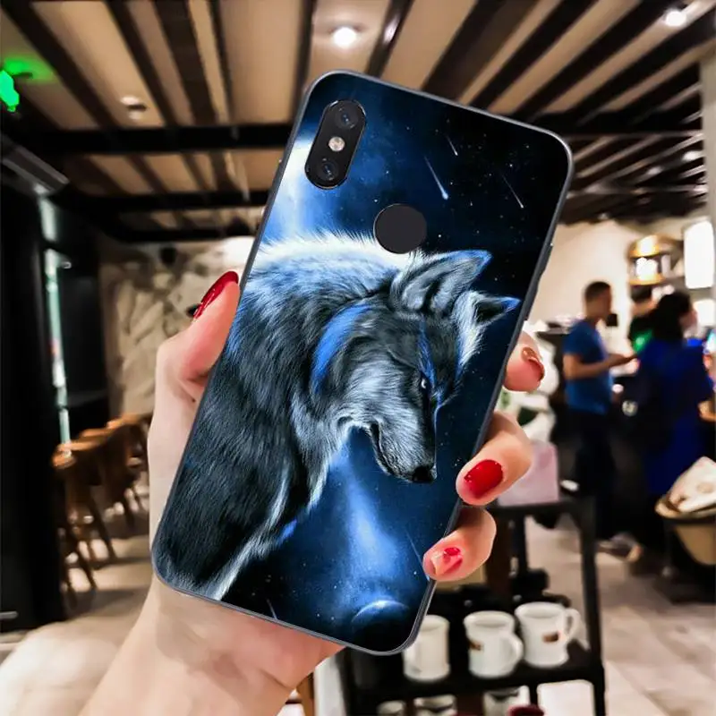 angry Animal wolf Face Pattern