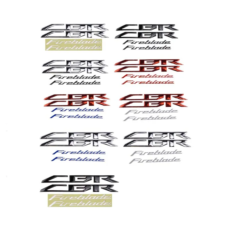 2x CBR 1000 RR Fuel Tank Racing Decals – Honda Fireblade Moto Stickers – Vinyl 6.5 Inch