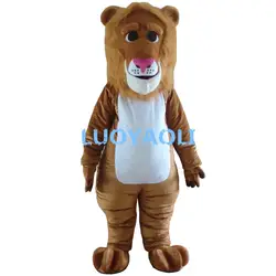 Коричневый костюм талисмана льва коричневый костюм льва для продажи