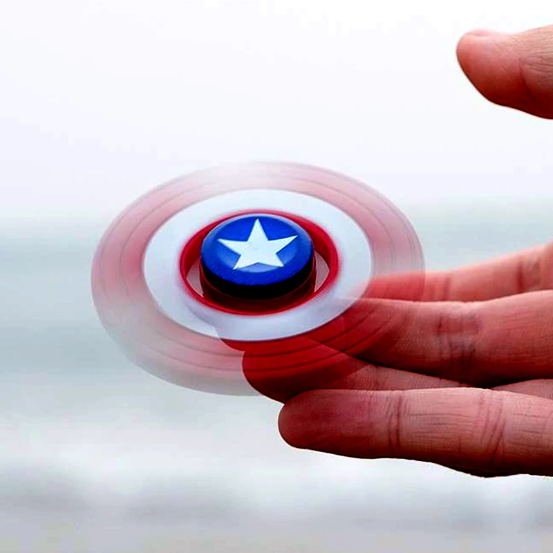 Latest Hero Metal Fid Puzzle Spinner Hand Newest Iron Man Finger