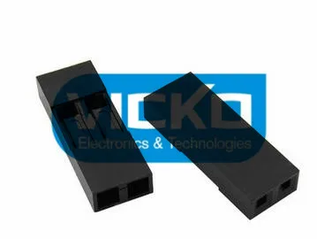 

[VK] 100pcs 2.54mm 2Pin Dupont Plastic Shell Head Plug Dupont Housing Pin Header Jumper Wire Housing Connector