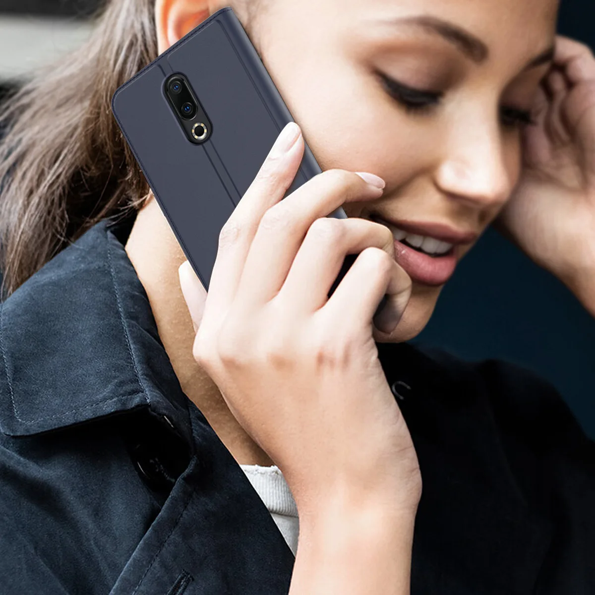 Чехол для Meizu C9 16th 16T Роскошный чехол из искусственной кожи с откидной подставкой