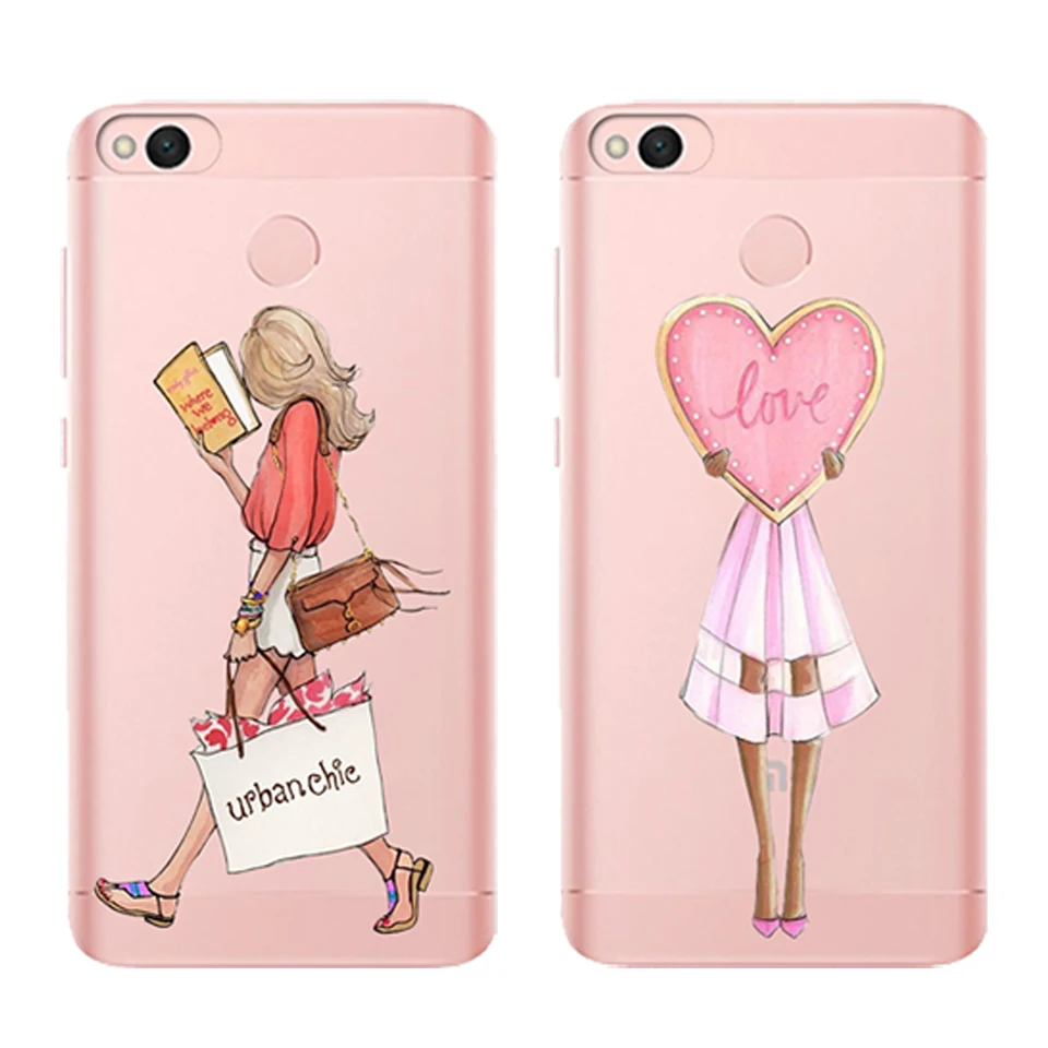 For Xiaomi Redmi 4X 5A 4 4A MiA1 Mi6 5X MI8 NOTE Summer fashion Girl Travel Soft Silicone Back Fundas Cover Coque |