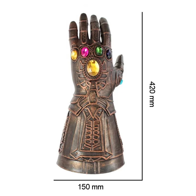 Светодиодный Мстители танос Бесконечность Gauntlet перчатки Косплэй реквизит