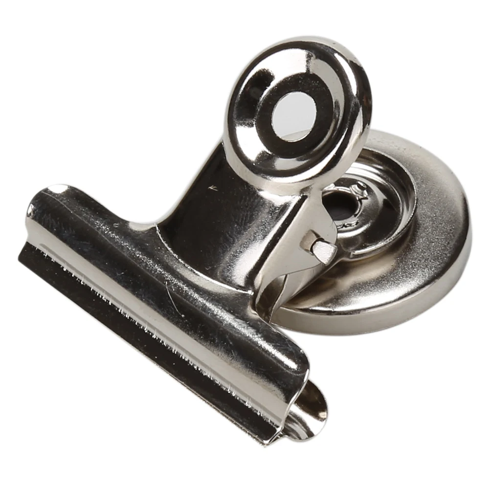 5pcs/set 20mm Bulldog Letter Clips Stainless Steel Silver Metal Paper