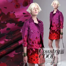 Позиционирование Бегония европейский и американский полноценно жаккардовые парча модное пальто Ткань ткань/170*130 см(позиционирование