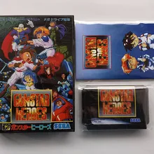 MD игра: Герои Gunstar(японская версия! Коробка+ руководство+ картридж