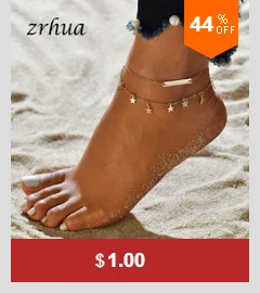 ZRHUA, Ретро стиль, мода 925, Серебряные ножные браслеты для женщин, богемный, летний, пляжный, сглаза, цепочка, браслет, ювелирные изделия для ног,, подарки