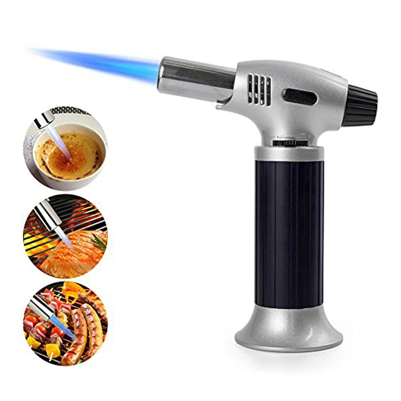 Blow Torch BBQ Guns Portable Outdoor Barbecue Igniter Stainless Steel