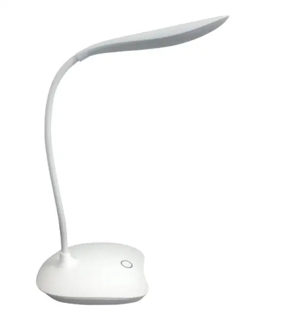 

Simple LED desk lamp Flexible Foldable with eye protection, desk lamp powered by AAA battery Reading book lights for kids