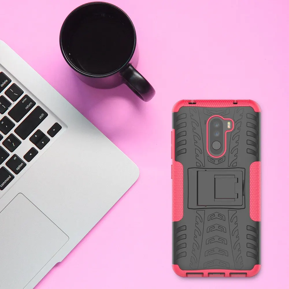 For Xiaomi Mi 9 Lite MI A3 6X Phone Cover Kickstand Tyre Pattern 2-in-1 Mobile Phone Shell Funda Case Redmi Note 8 7 6 Pro 7A GO xiaomi leather case cosmos blue