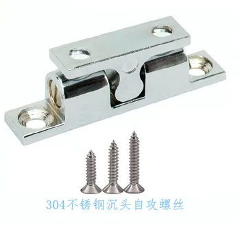

10PCS 2.5 inch zinc alloy light door lock button length 43/50/70 with stainless steel screws