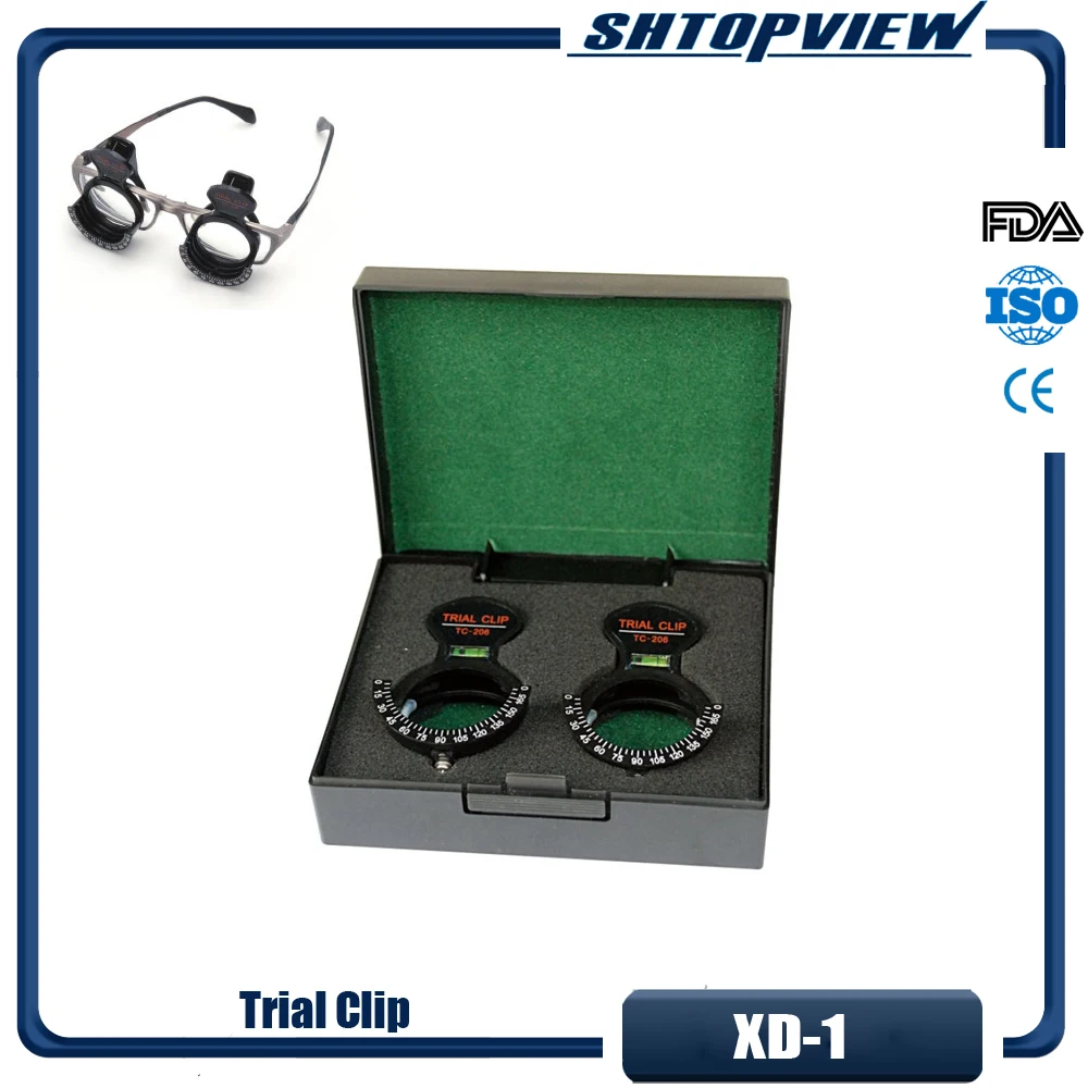 XD 1 Trial Lens Clip Trial Clip With pinchcock on lens holder for trial