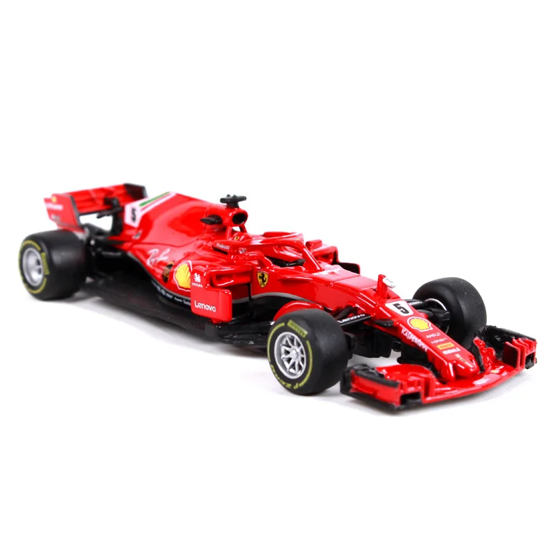 Bburago 1:43 Ferrari Racing F1 5 имитация сплава супер игрушка модель автомобиля для с рулевым колесом управления переднего колеса рулевого управления