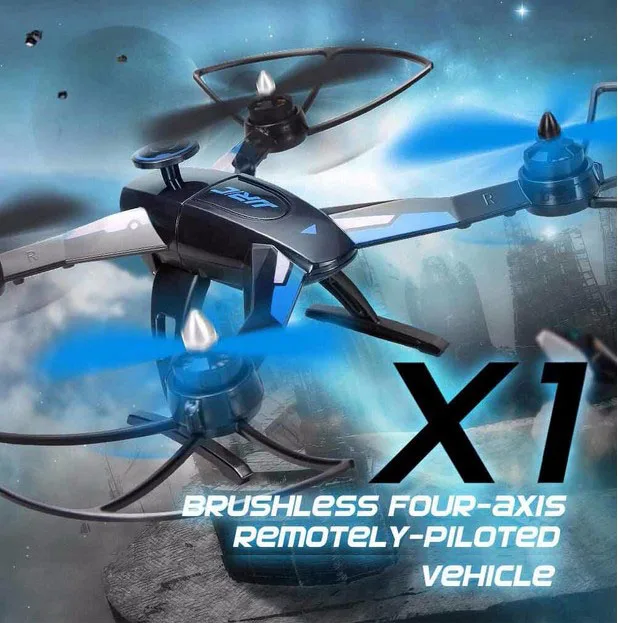 Professional Drone RC Quadcopter JJRC X1 Drone With D1806-2280KV Brushless Motor 2.4G 4CH 6-Axis 360 Degree VS H11D