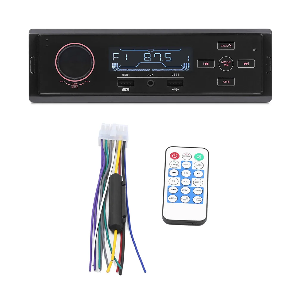 12V Car Auto MP3 Player Bluetooth Audio Phone AUX-IN MP3 FM/USB Radio remote control For phone Car Audio