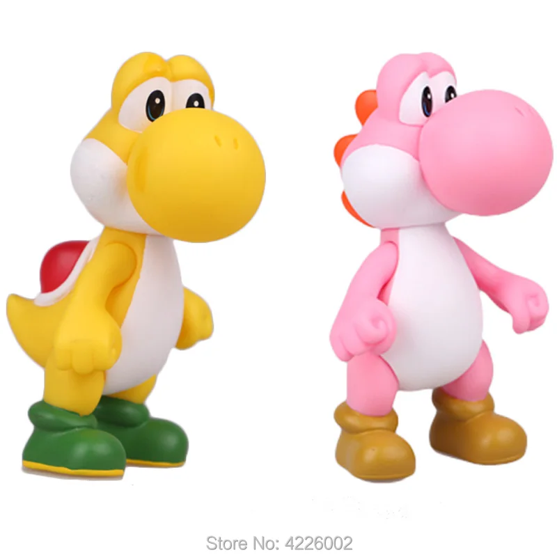 10cm Super Mario Bros Luigi Green Yoshi PVC Action Figures Peach Princess Toad Mushroom Miniatures Figurines Dolls Kids Toys 10cm Super Mario Bros Luigi Green Yoshi PVC Action Figures Peach Princess Toad Mushroom Miniatures Figurines Dolls Kids Toys