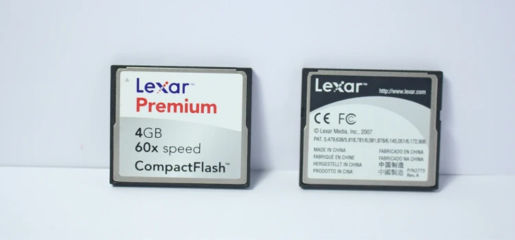 Оригинальный! Lexar 4G B Премиум компактная карта 60x скорость 4G CF карта памяти